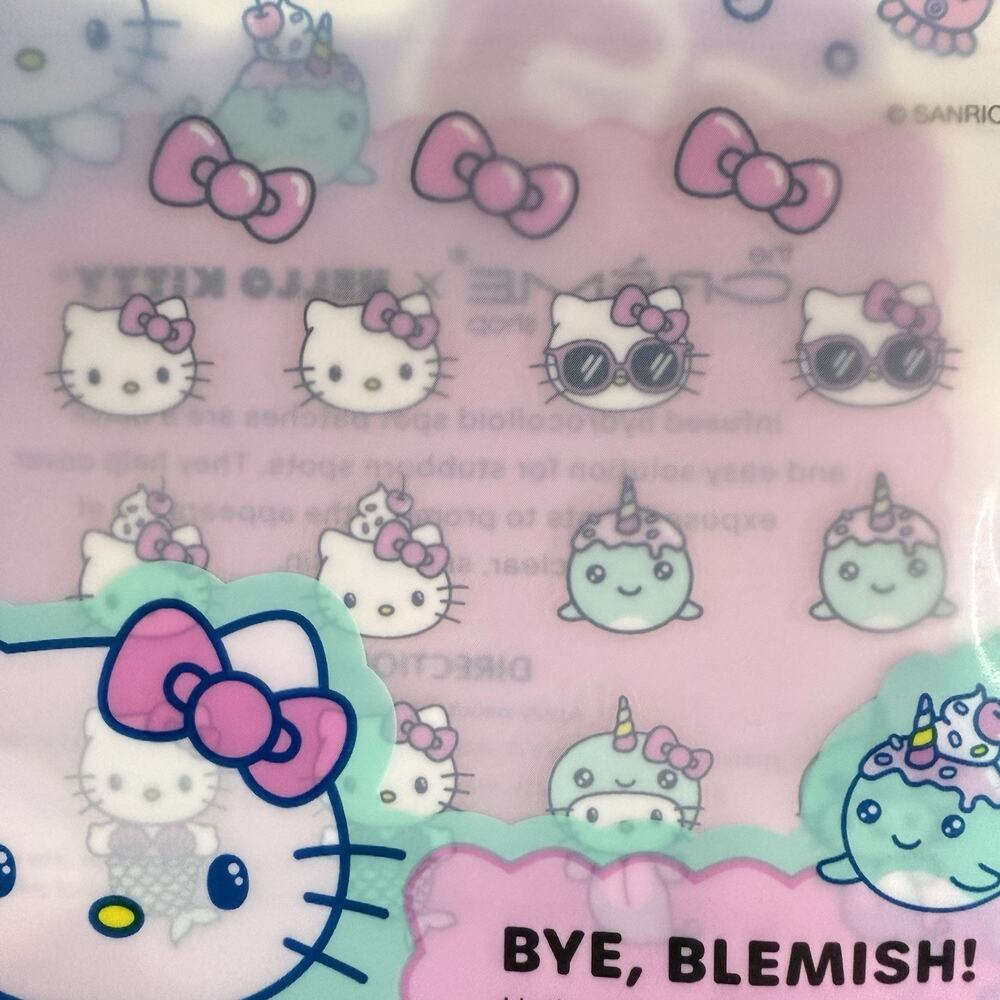 The Creme Shop Sanrio Hello Kitty Hydrocolloid Acne Blemish Pimple Patches 21 - Picture 8 of 16